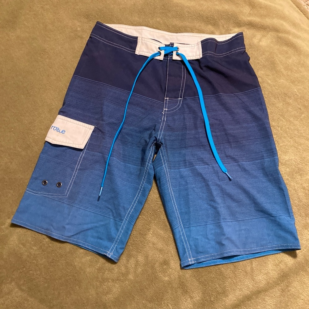 EUC Board Shorts Blue Men's 28" Waist